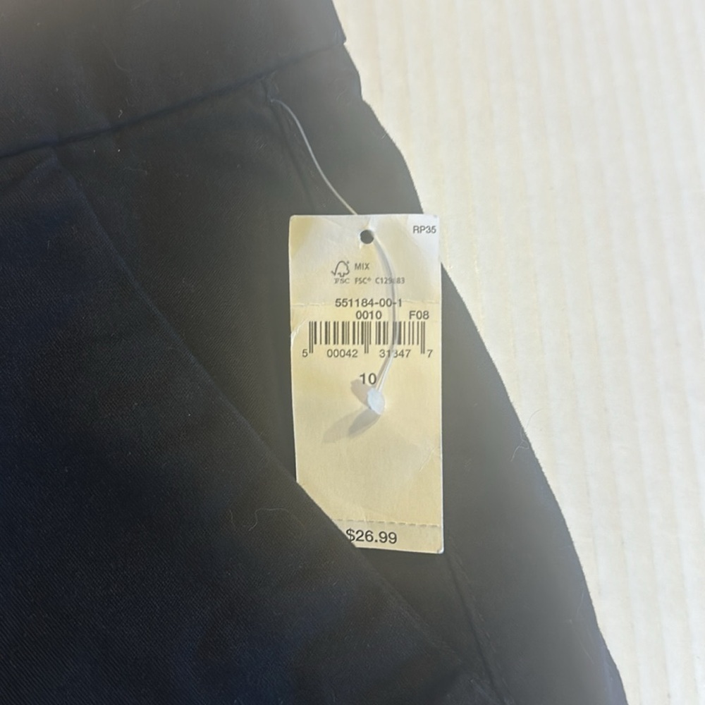 NWT Old Navy black everyday shorts mid rise zipper front pockets can be belted - Picture 7 of 11